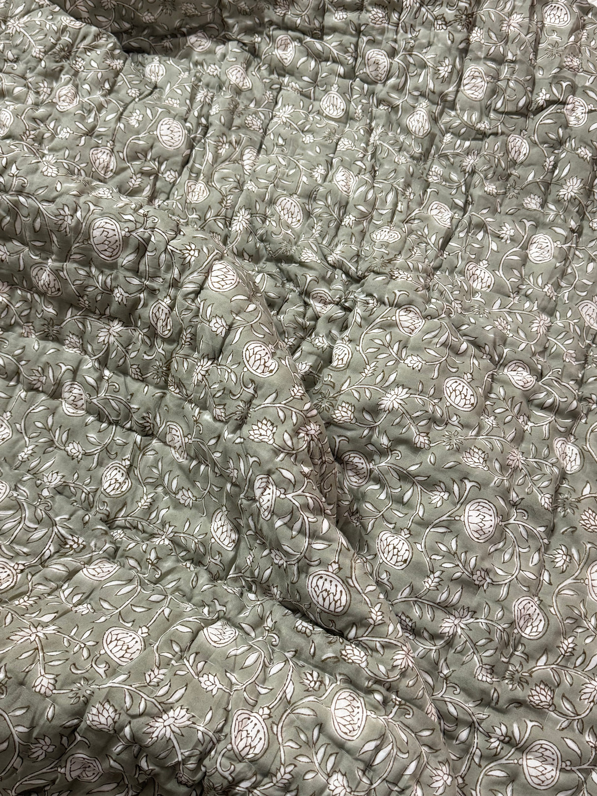 Blockprint Bedsheet & Quilt Set