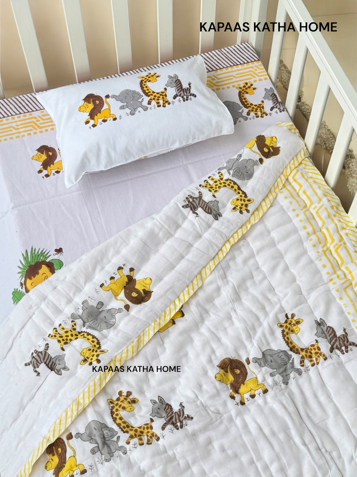 Lion King- Baby Cot Bedding (cot sheet, quilt, pillowcase)