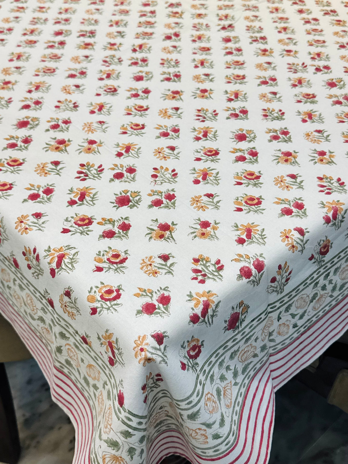 Blockprint Table Cloth 8 Seater (108*60 inches)
