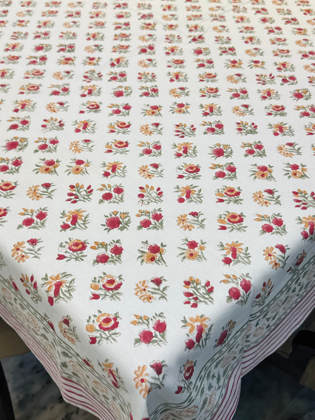 Blockprint Table Cloth 8 Seater (108*60 inches)