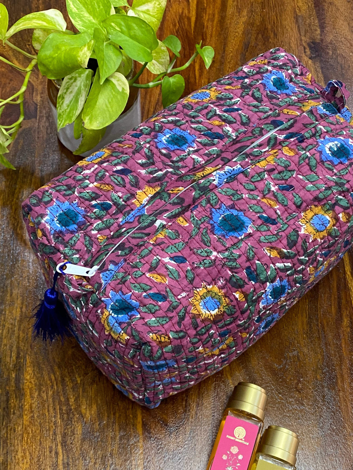 LARGE Multipurpose Quilted Pouch/ Bag