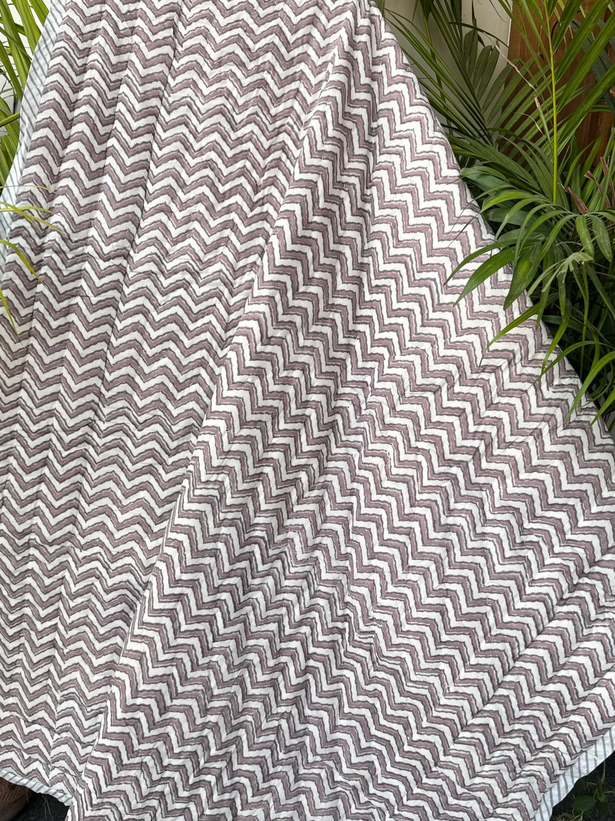 Dinosaur Chevron Kids Quilt