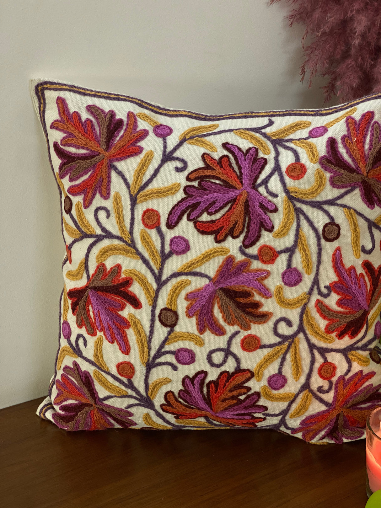 Kashmiri Cushion Cover -16*16 inches