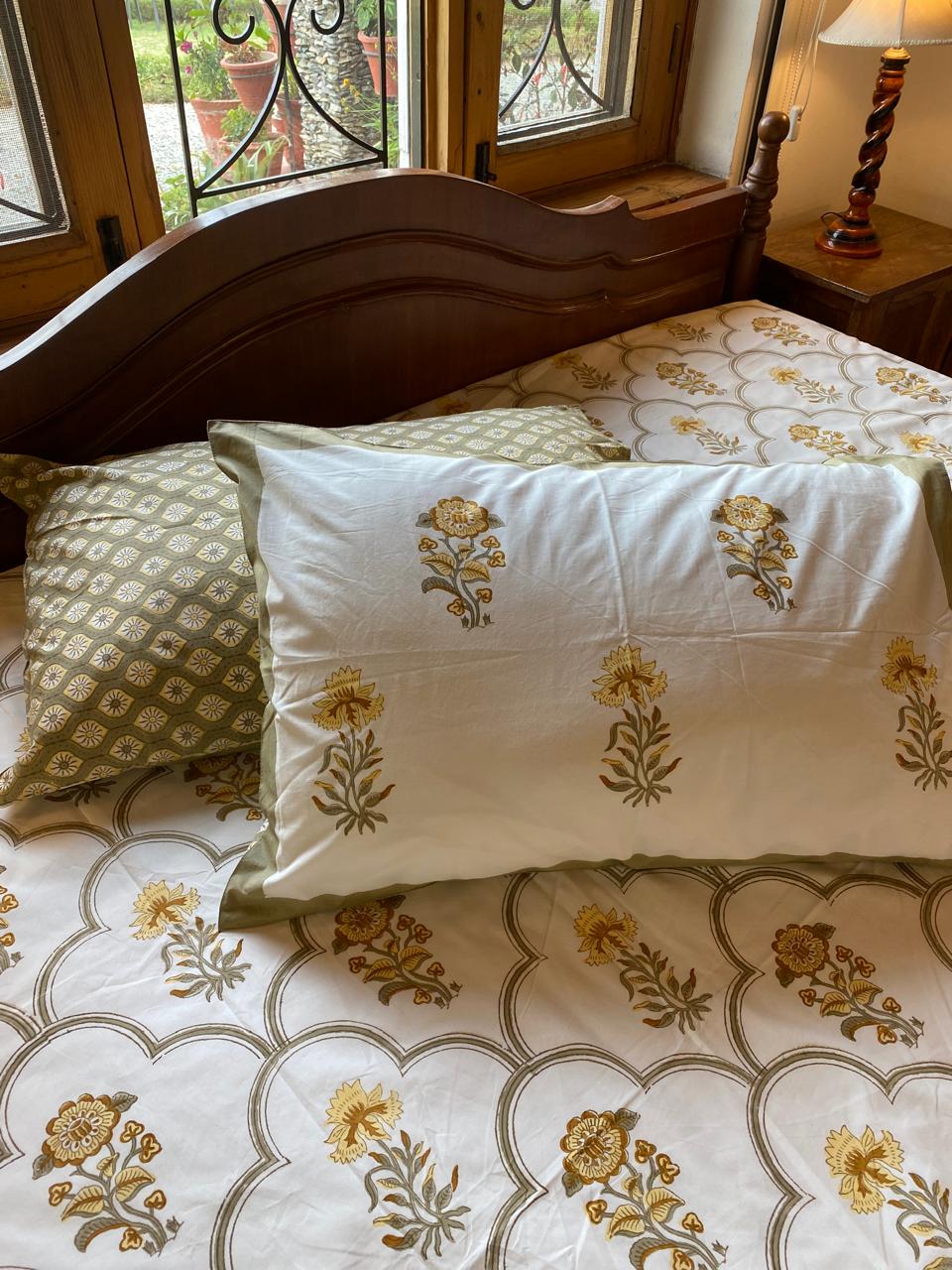 Blockprint Cotton Bedsheet