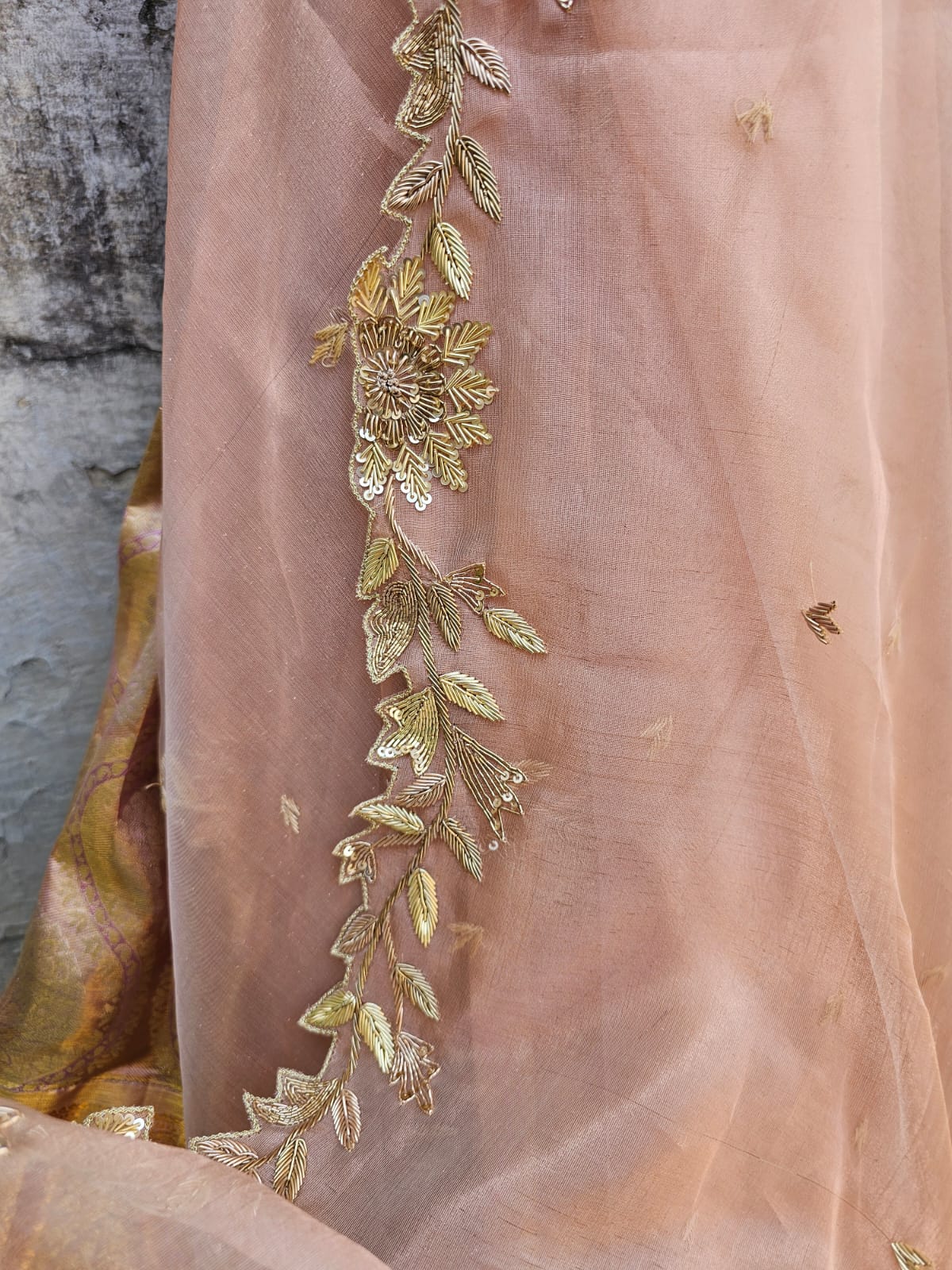 Limited Edition Pure Kanjivaram Silk Lehenga with Pure Chanderi Silk Hand Embroidered Dupatta