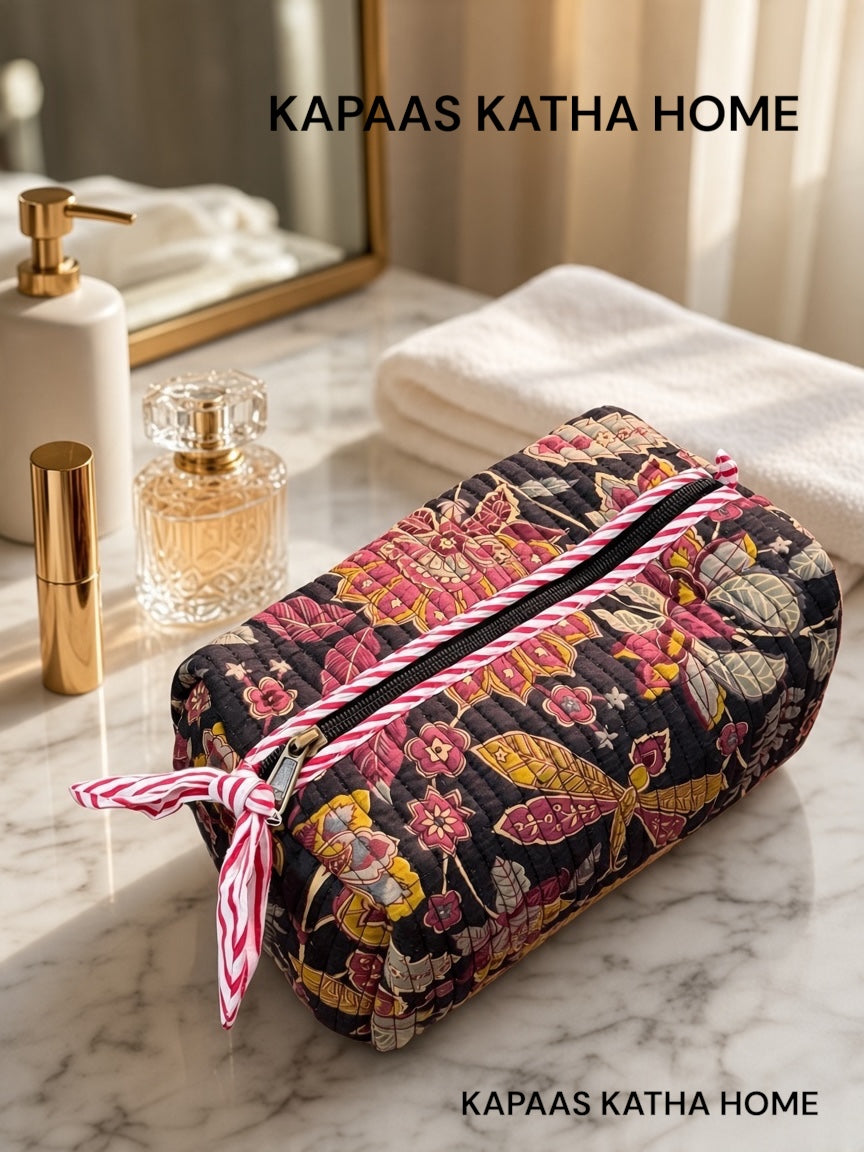 Floral LARGE Pouch