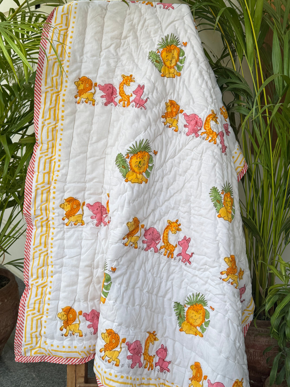 Jungle Safari Quilt Blockprint