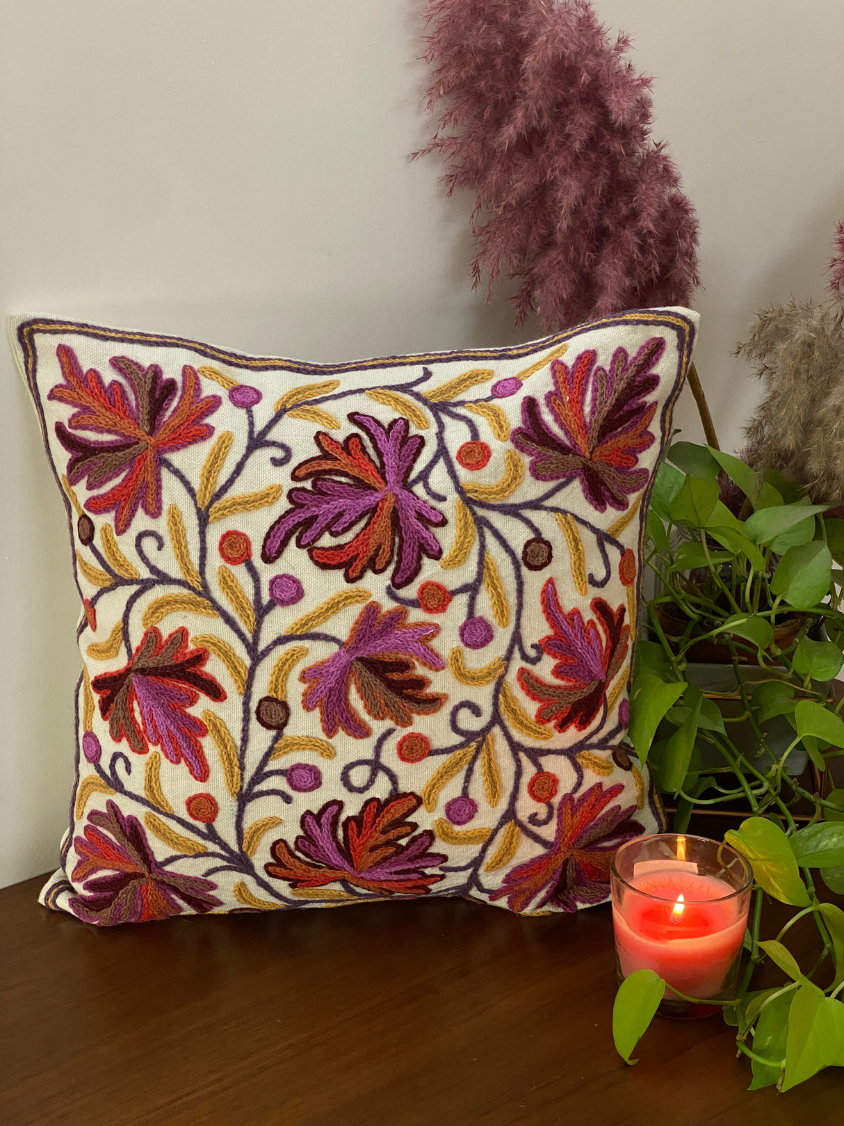 Kashmiri Cushion Cover -16*16 inches
