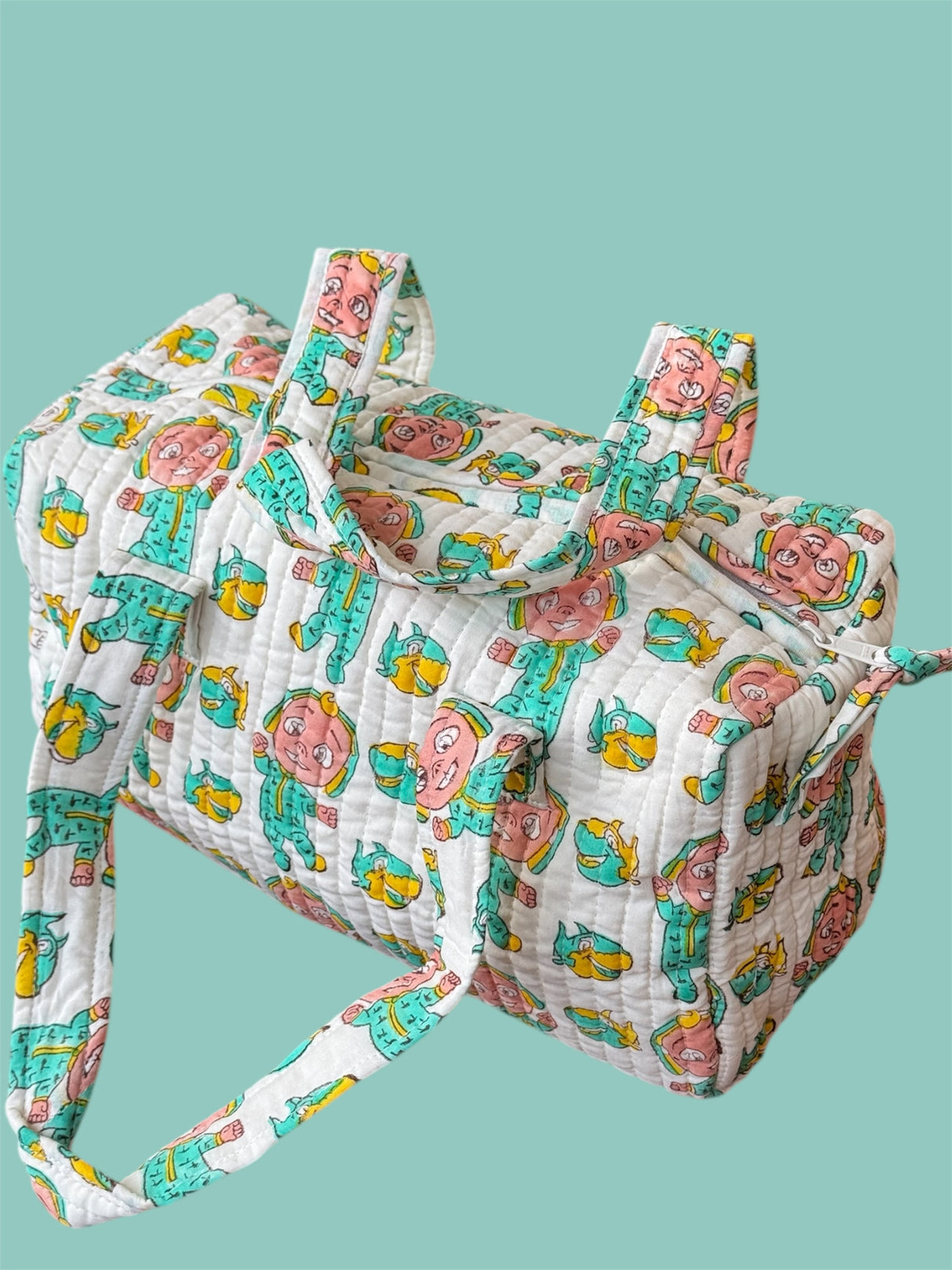 Cocomelon Multipurpose/Diaper Bag- Quilt