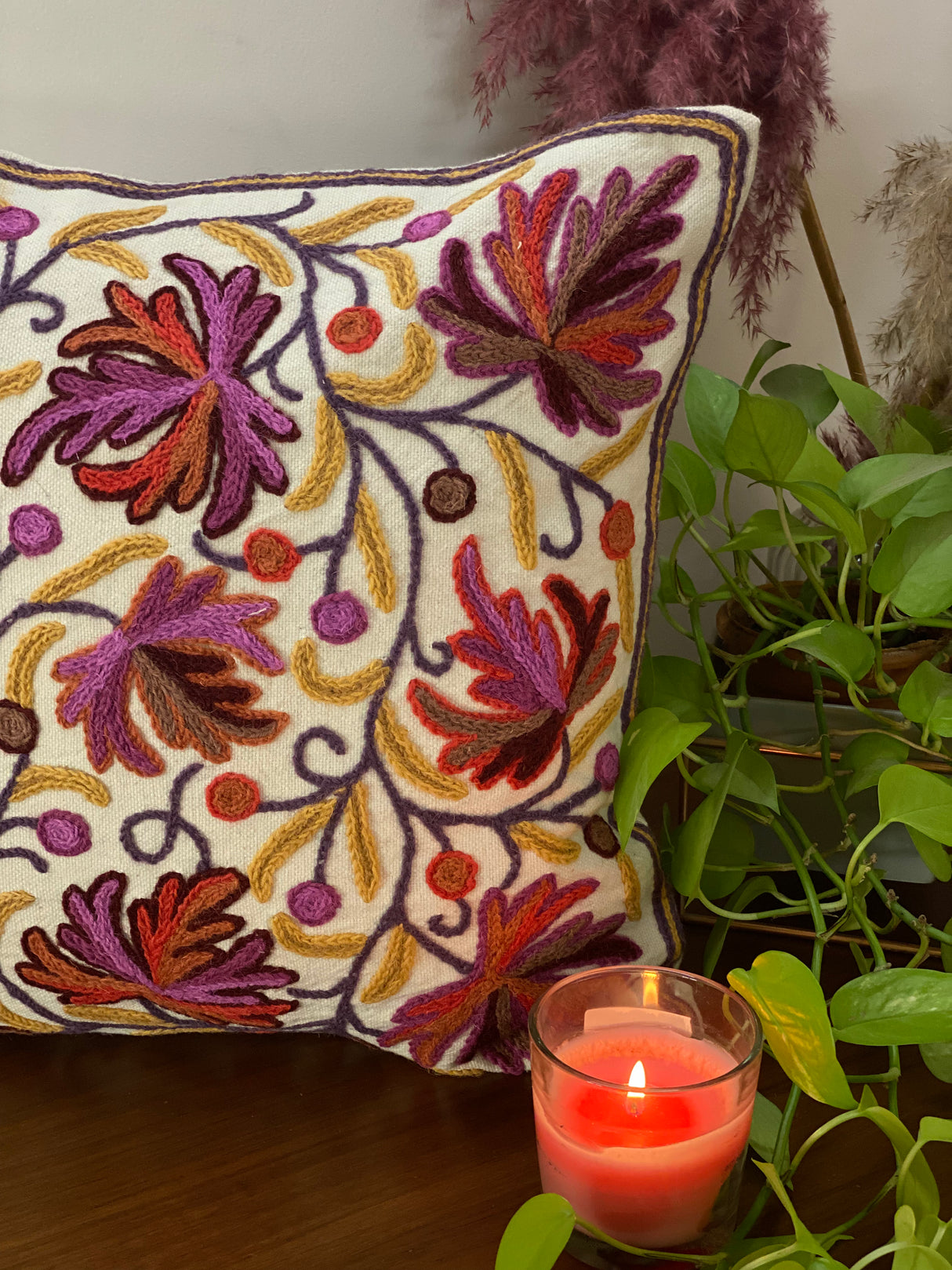 Kashmiri Cushion Cover -16*16 inches
