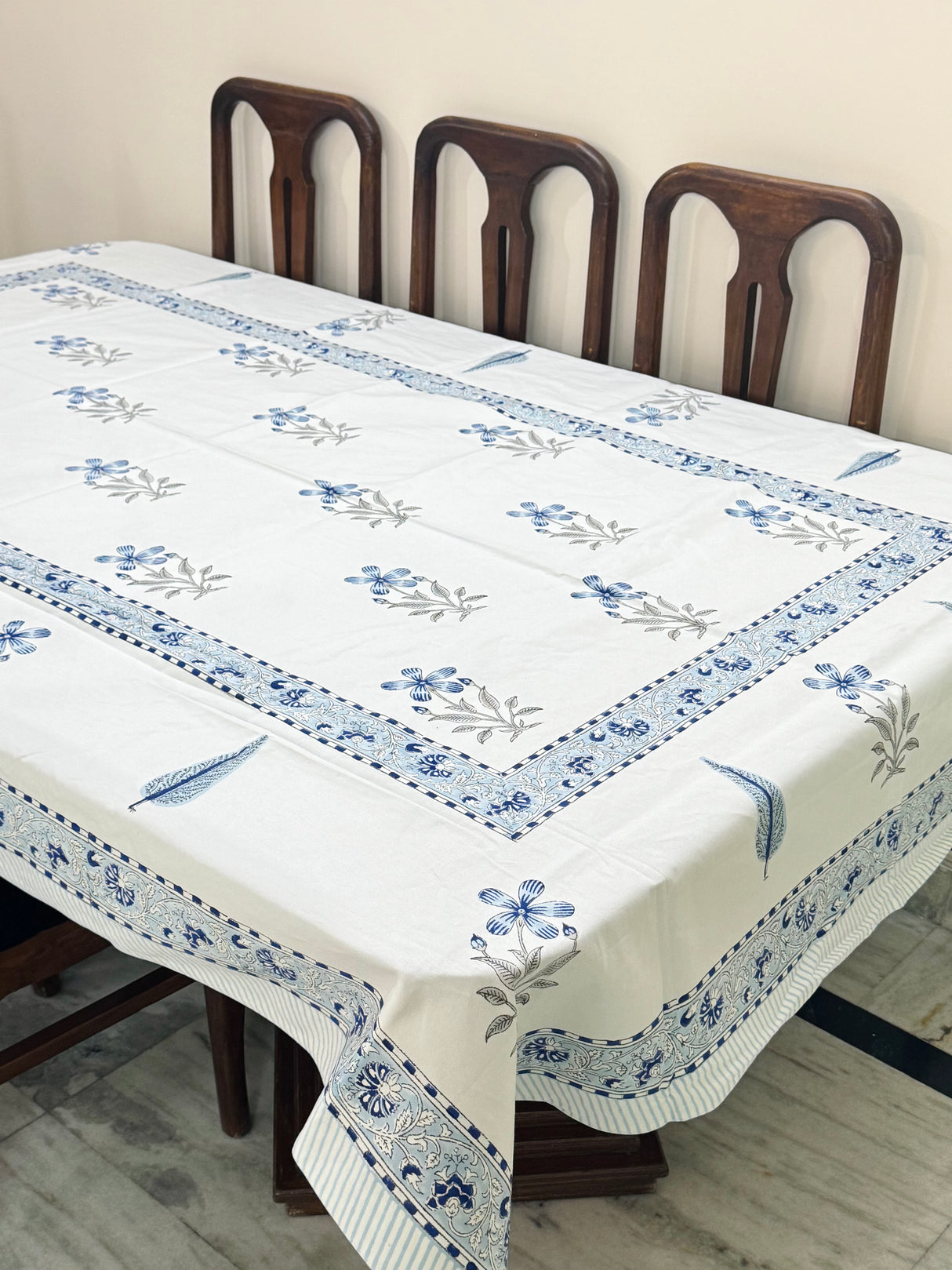 Blockprint Table Cloth 6 Seater (90*60 inches)