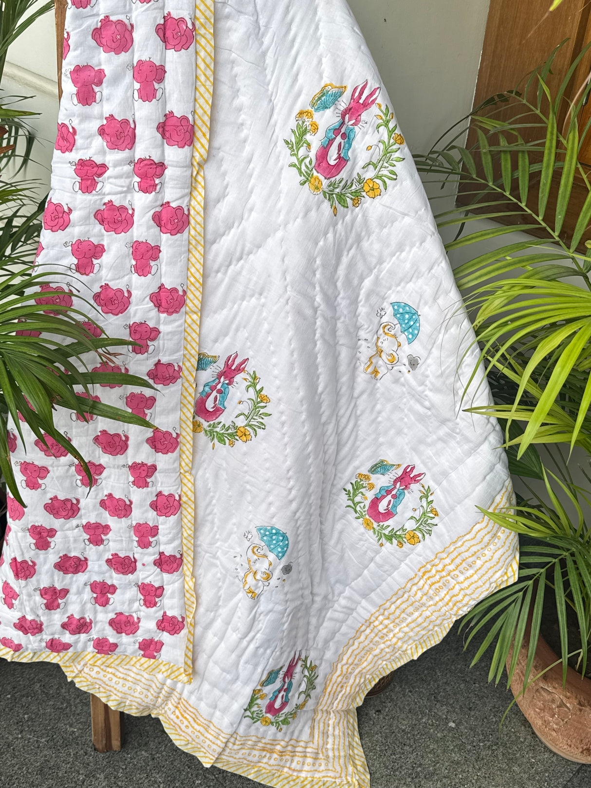 Peter Pan Rabbit Quilt Blockprint