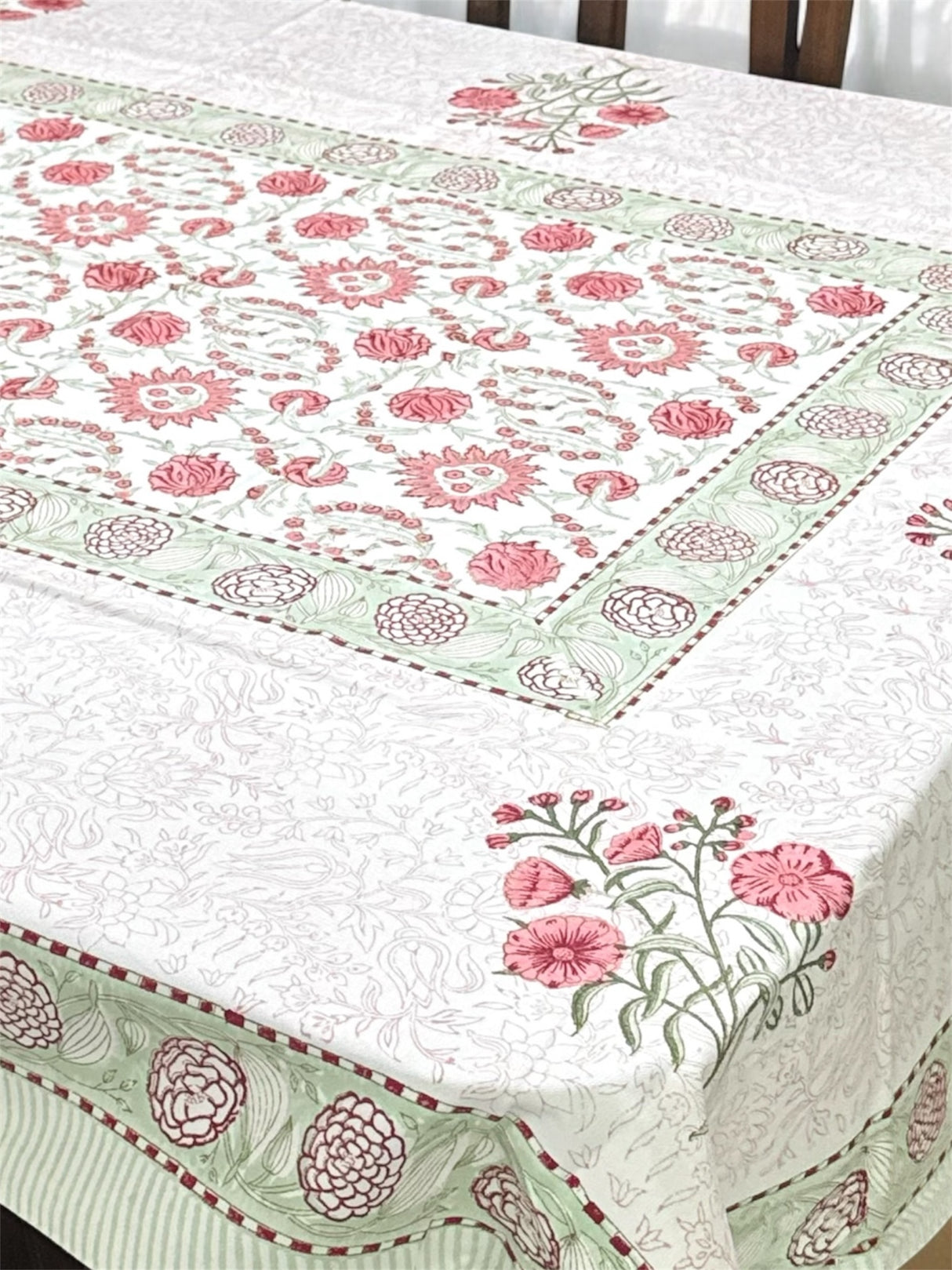Blockprint Table Cloth 8 Seater (108*60 inches)