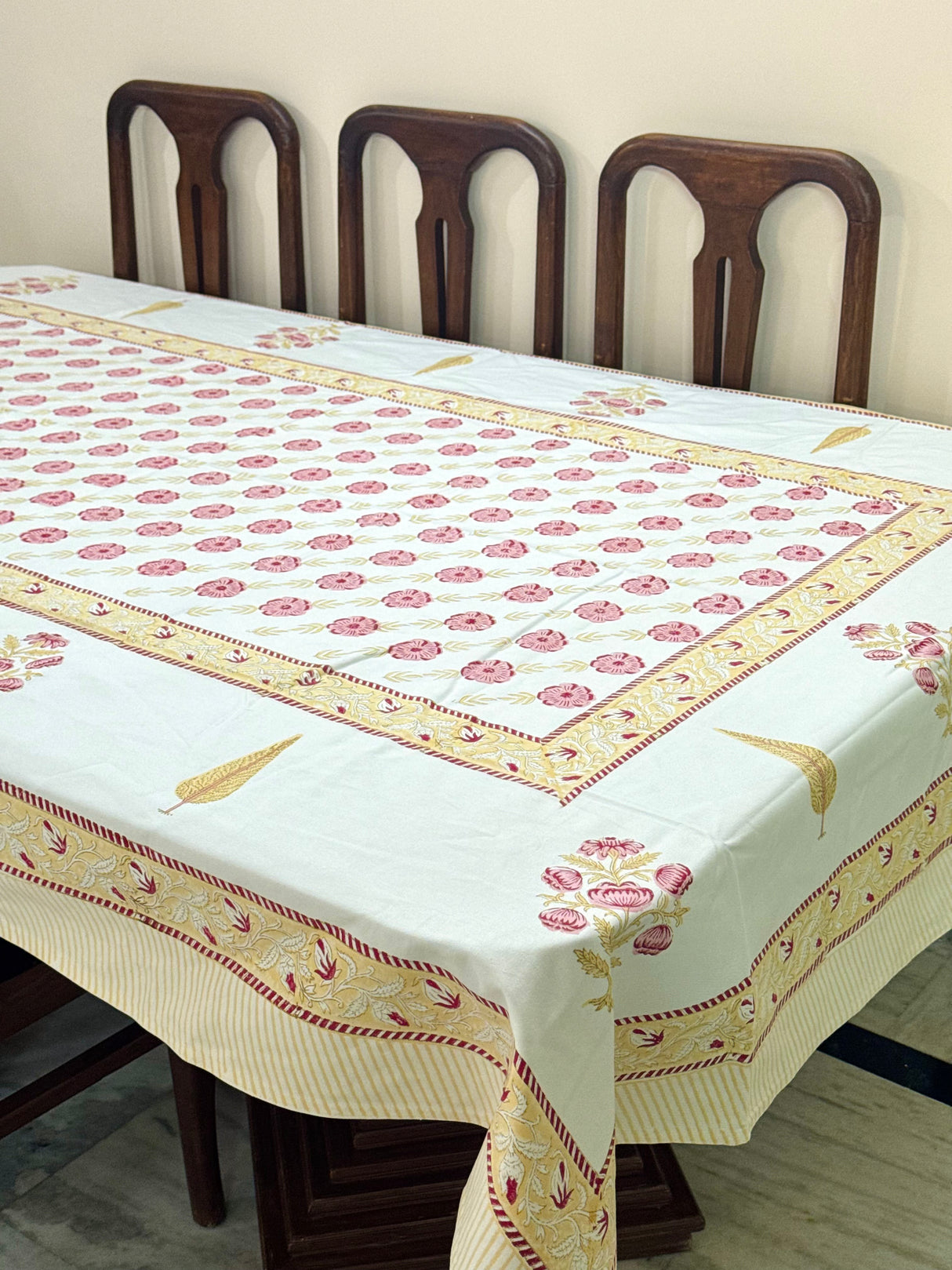 Blockprint Table Cloth 8 Seater (108*60 inches)