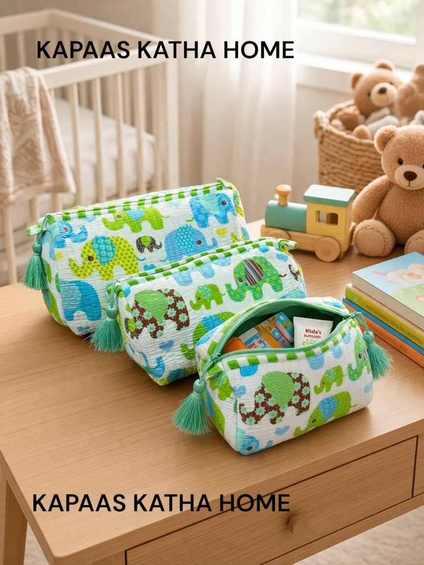 Set of 3 Multipurpose Pouch (large, medium and small)