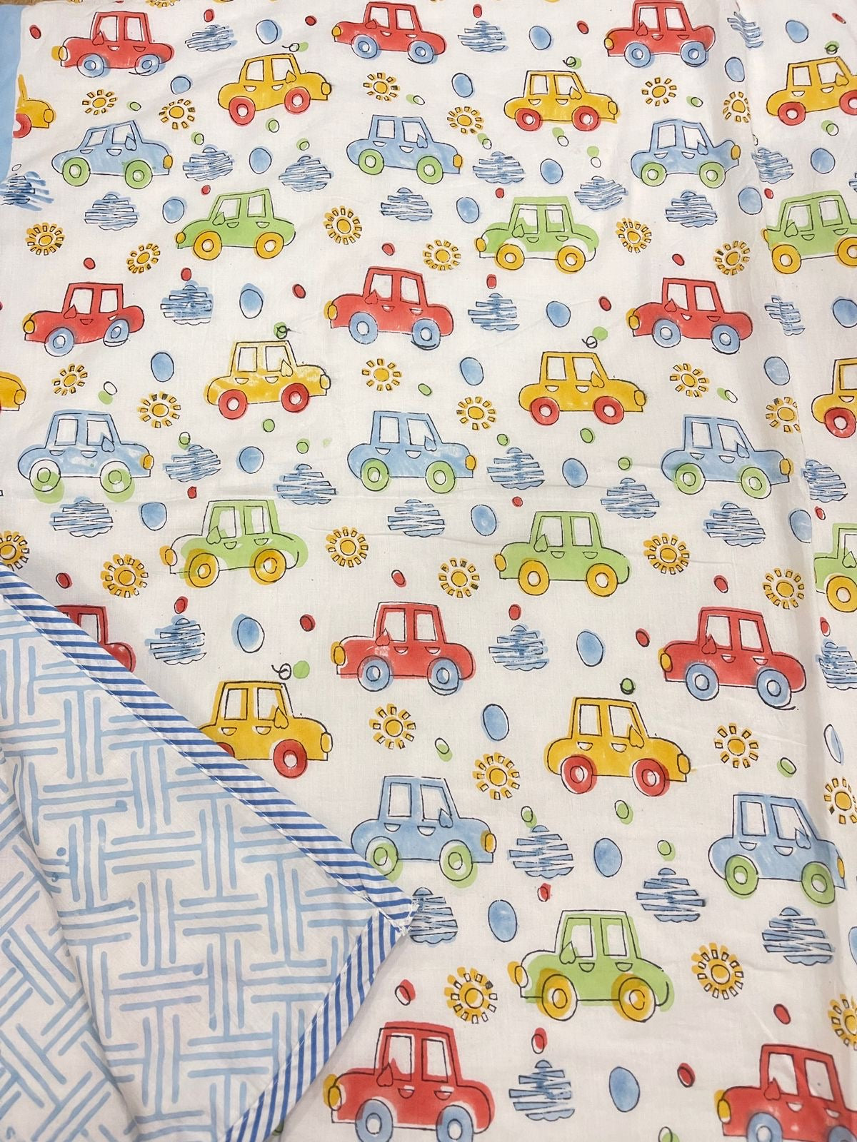 Cute Cars- Layered Kids Blanket