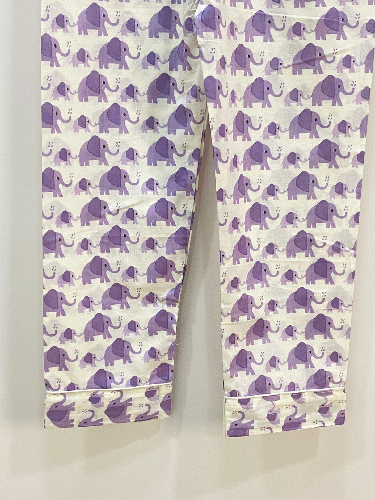 Purple Elephant Kids Night Suit Set