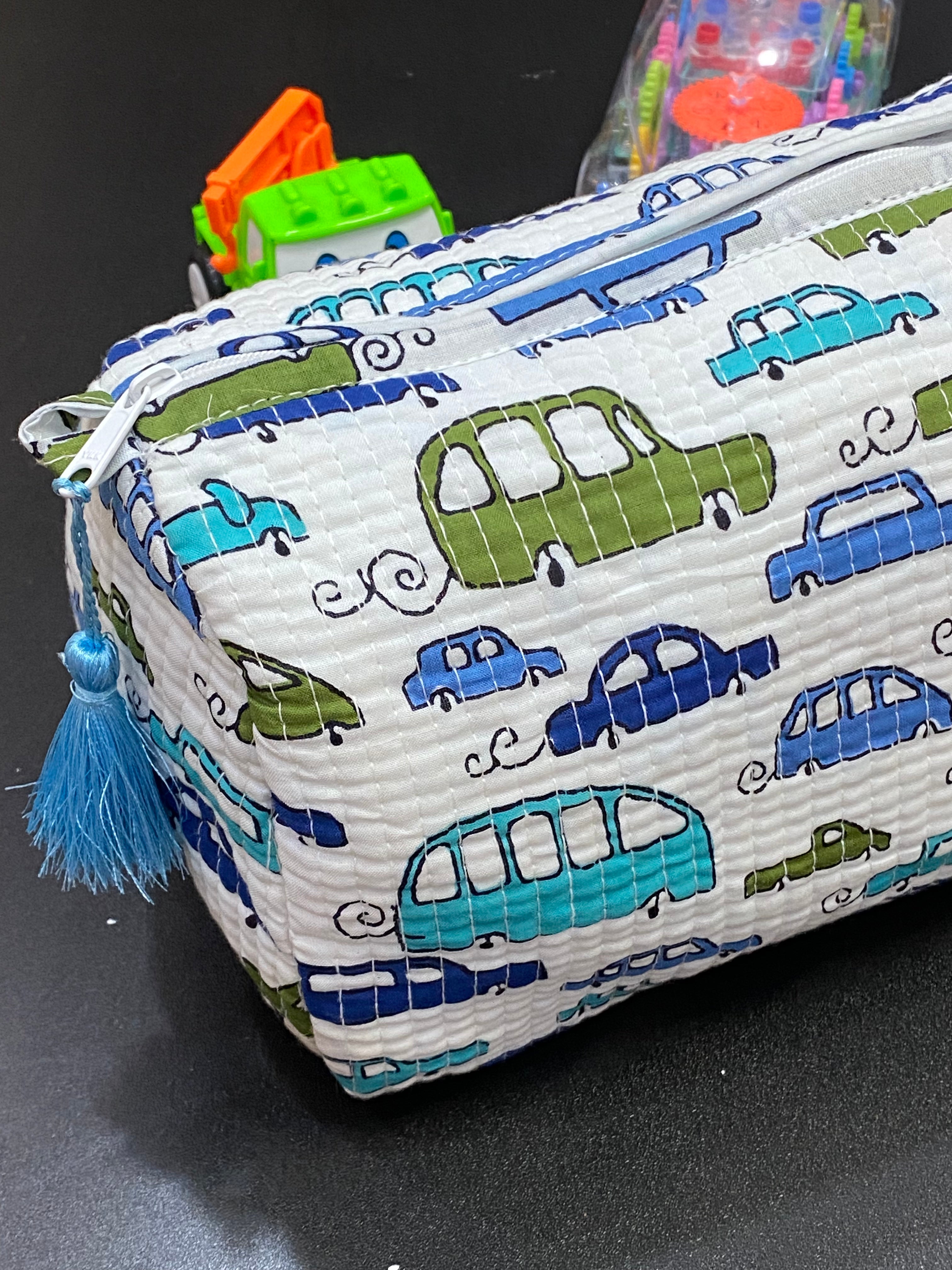 LARGE Multipurpose Quilted Pouch/ Bag