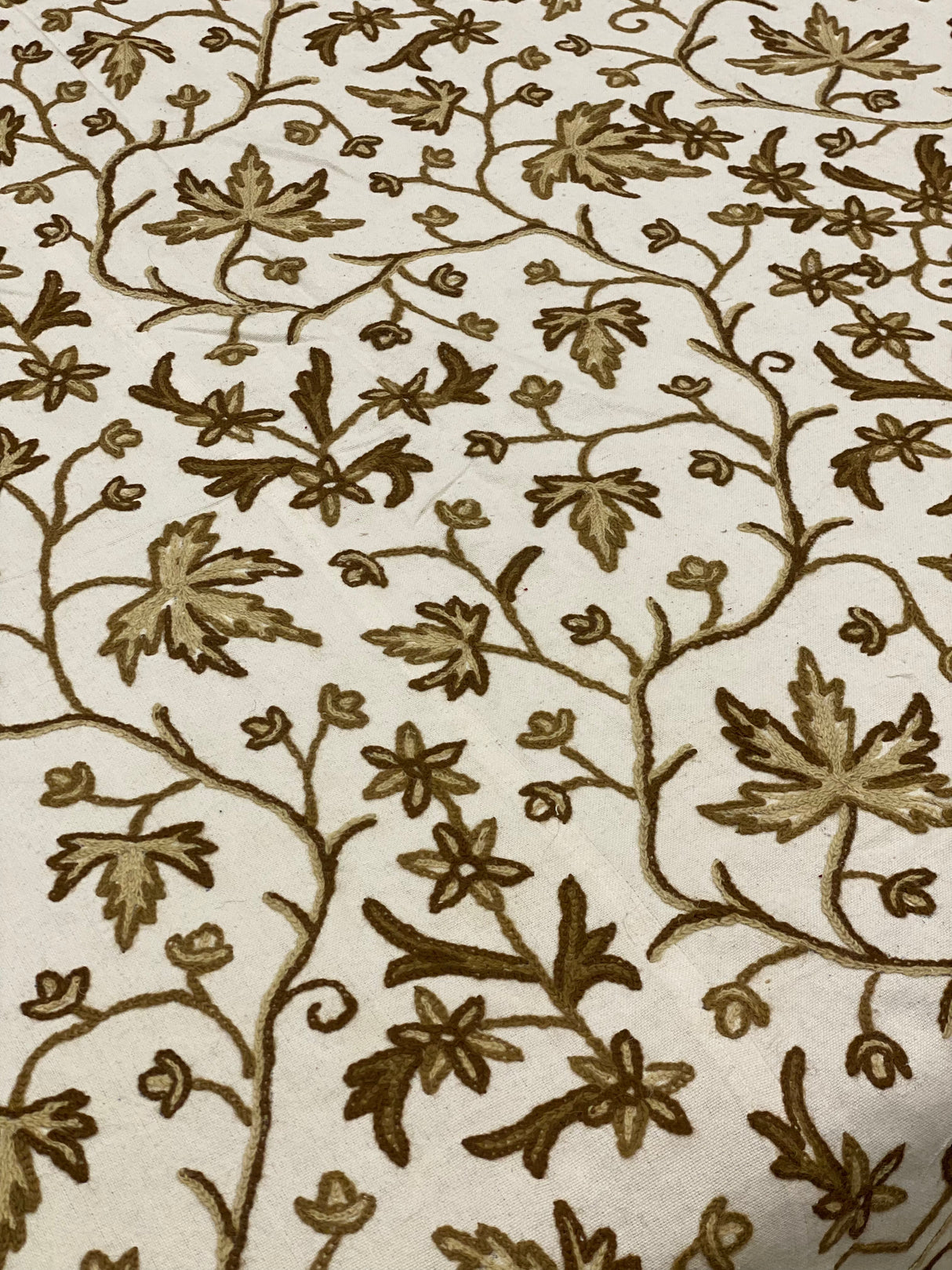 Kashmiri Embroidery Cotton Bedcover