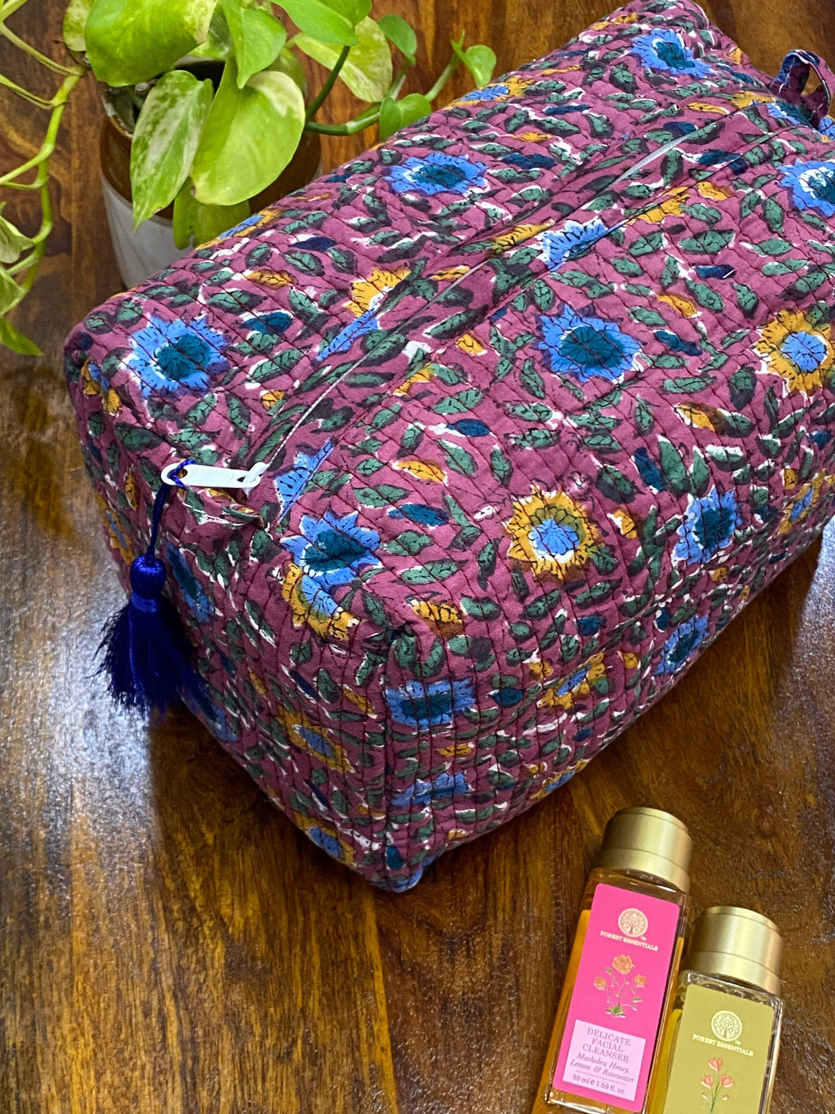 LARGE Multipurpose Quilted Pouch/ Bag