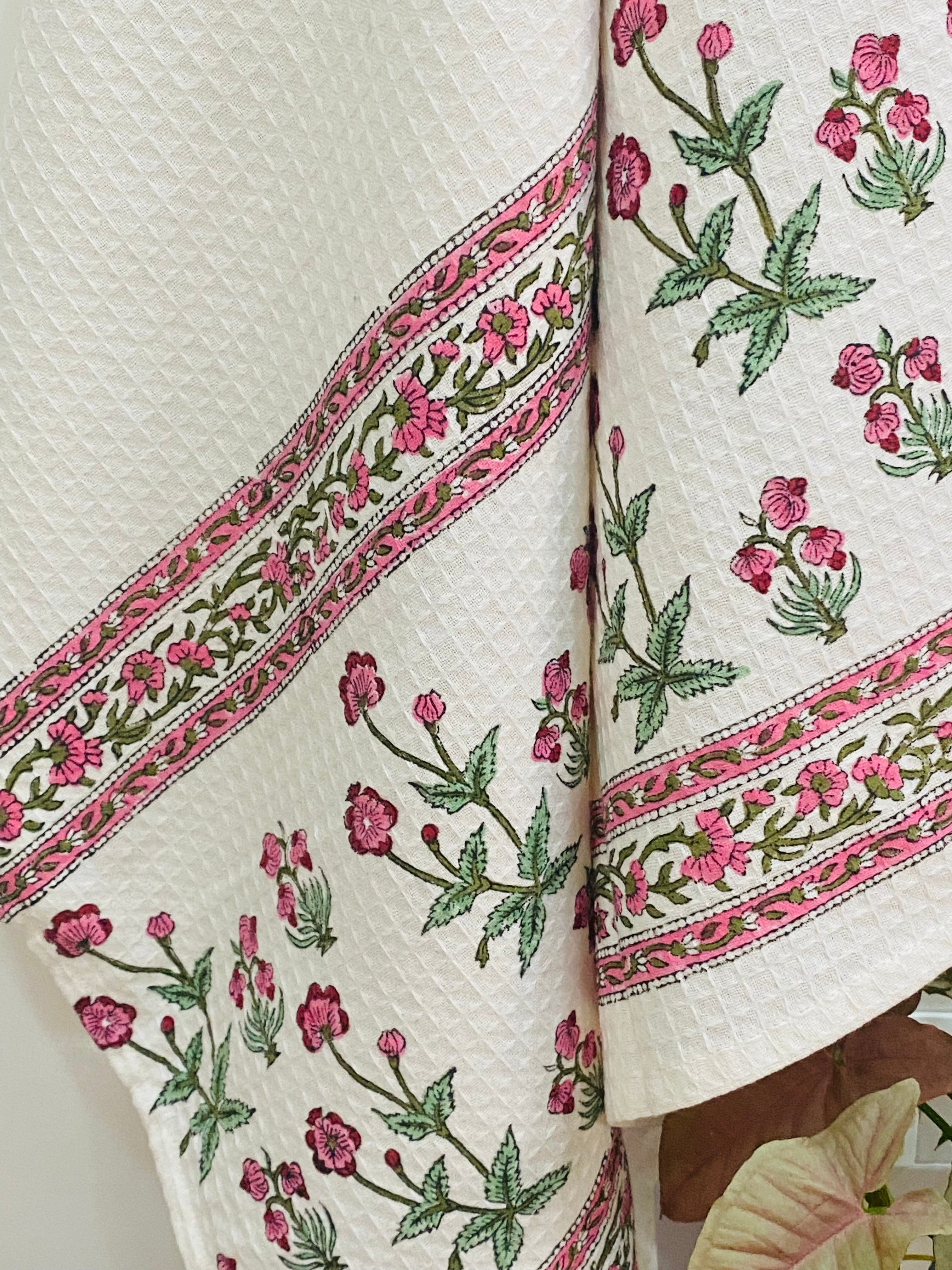 Blockprint Soft Cotton Towel (60-30 inches)