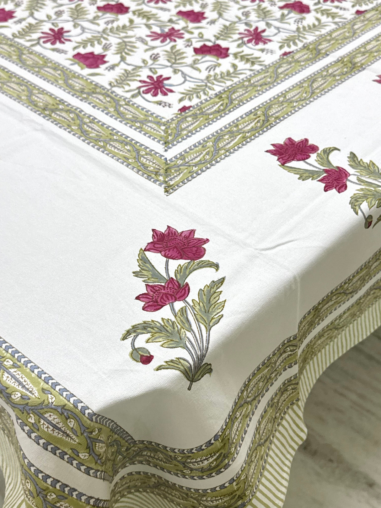 Blockprint Table Cloth 8 Seater (108*60 inches)