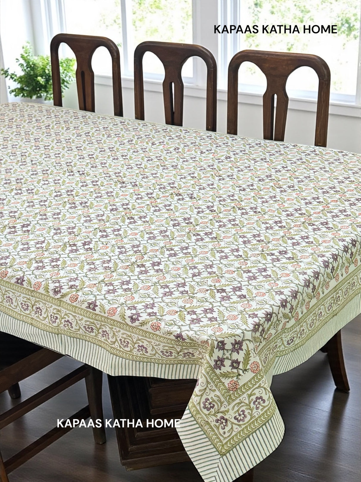 Blockprint Table Cloth 8 Seater (108*60 inches)