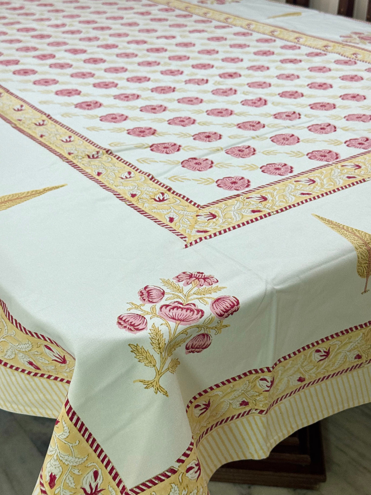 Blockprint Table Cloth 8 Seater (108*60 inches)