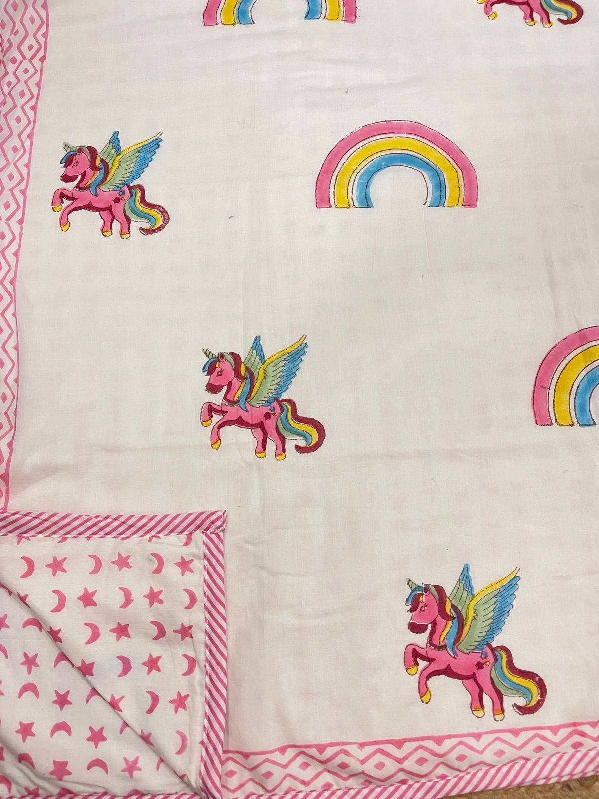Unicorn Wonderland- Layered Kids Blanket