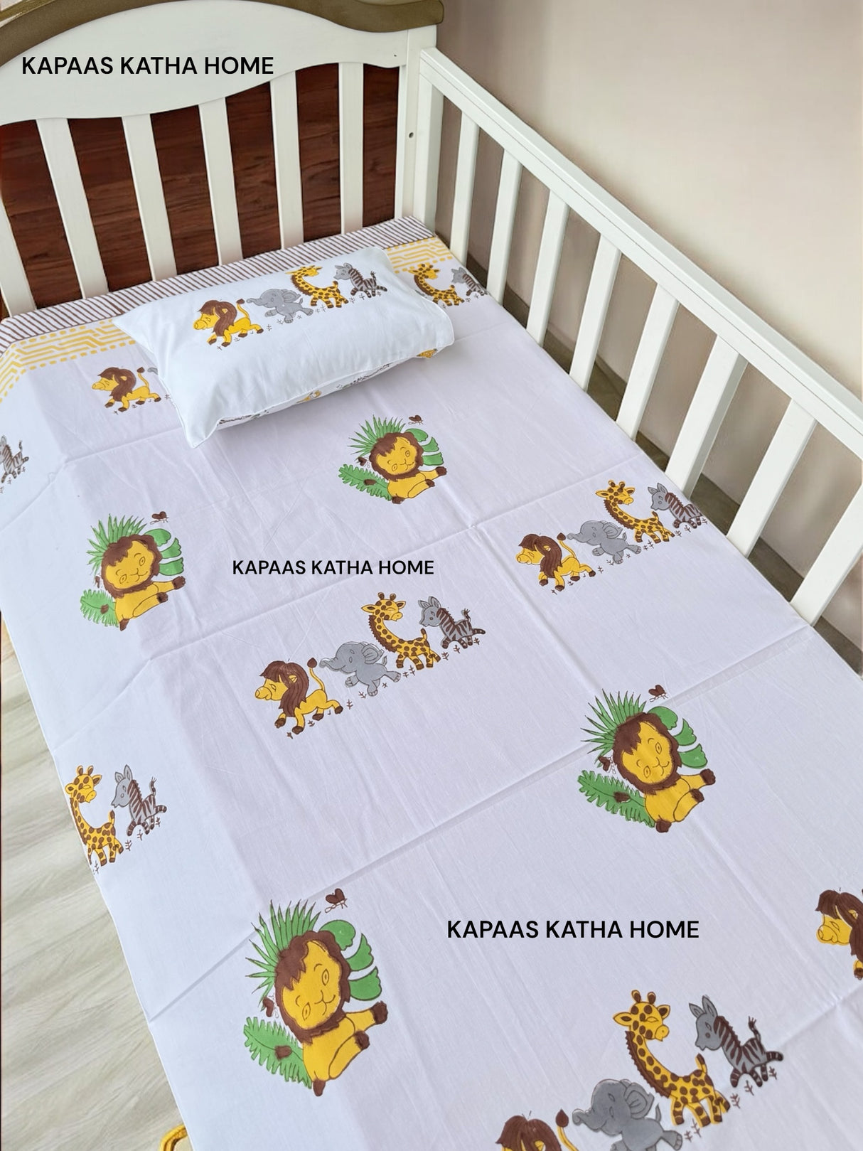 Lion King- Baby Cot Bedding (cot sheet, quilt, pillow, bolsters)