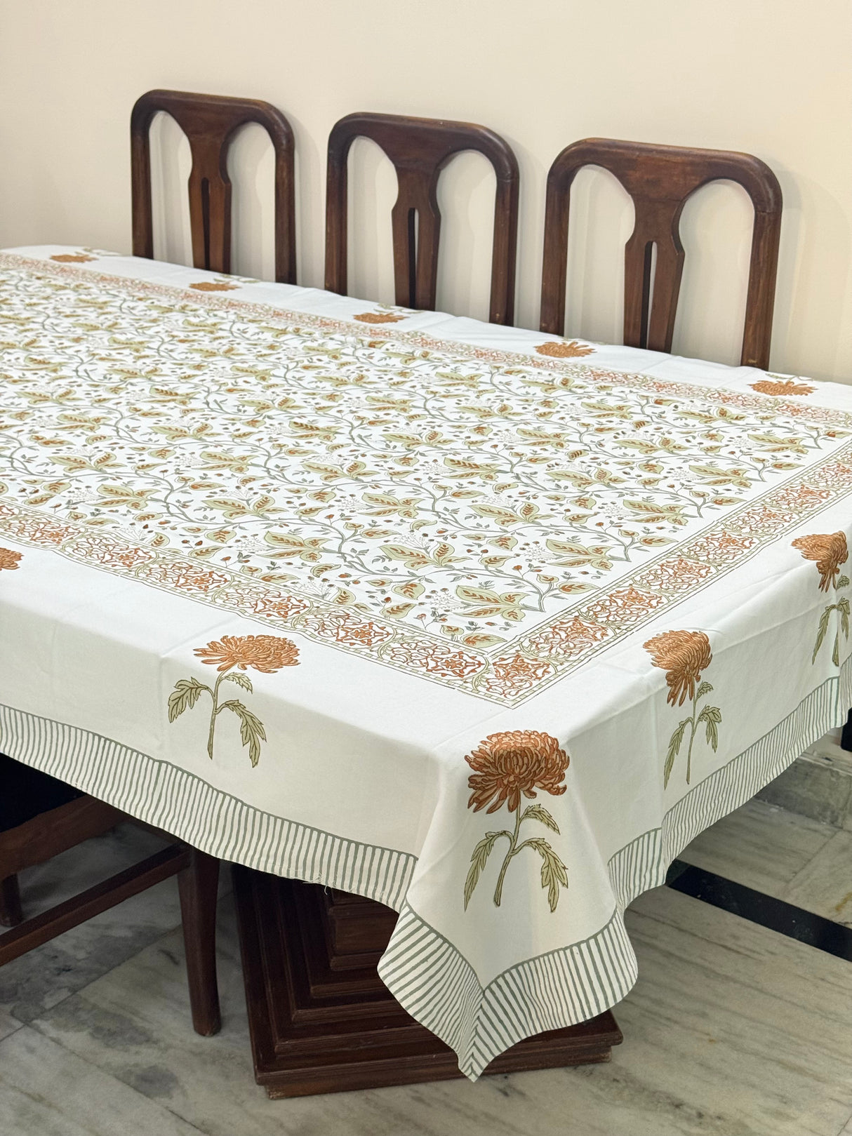 Blockprint Table Cloth 8 Seater (108*60 inches)