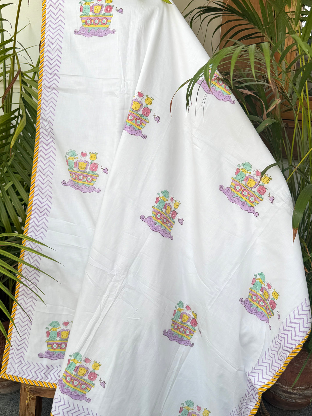 Animals Ride- Layered Kids Blanket