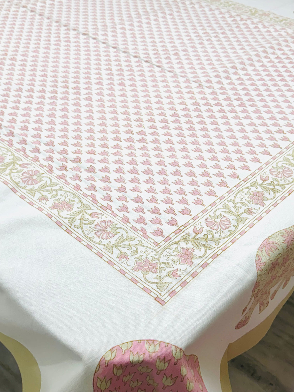 Blockprint Table Cloth 8 Seater (108*60 inches)