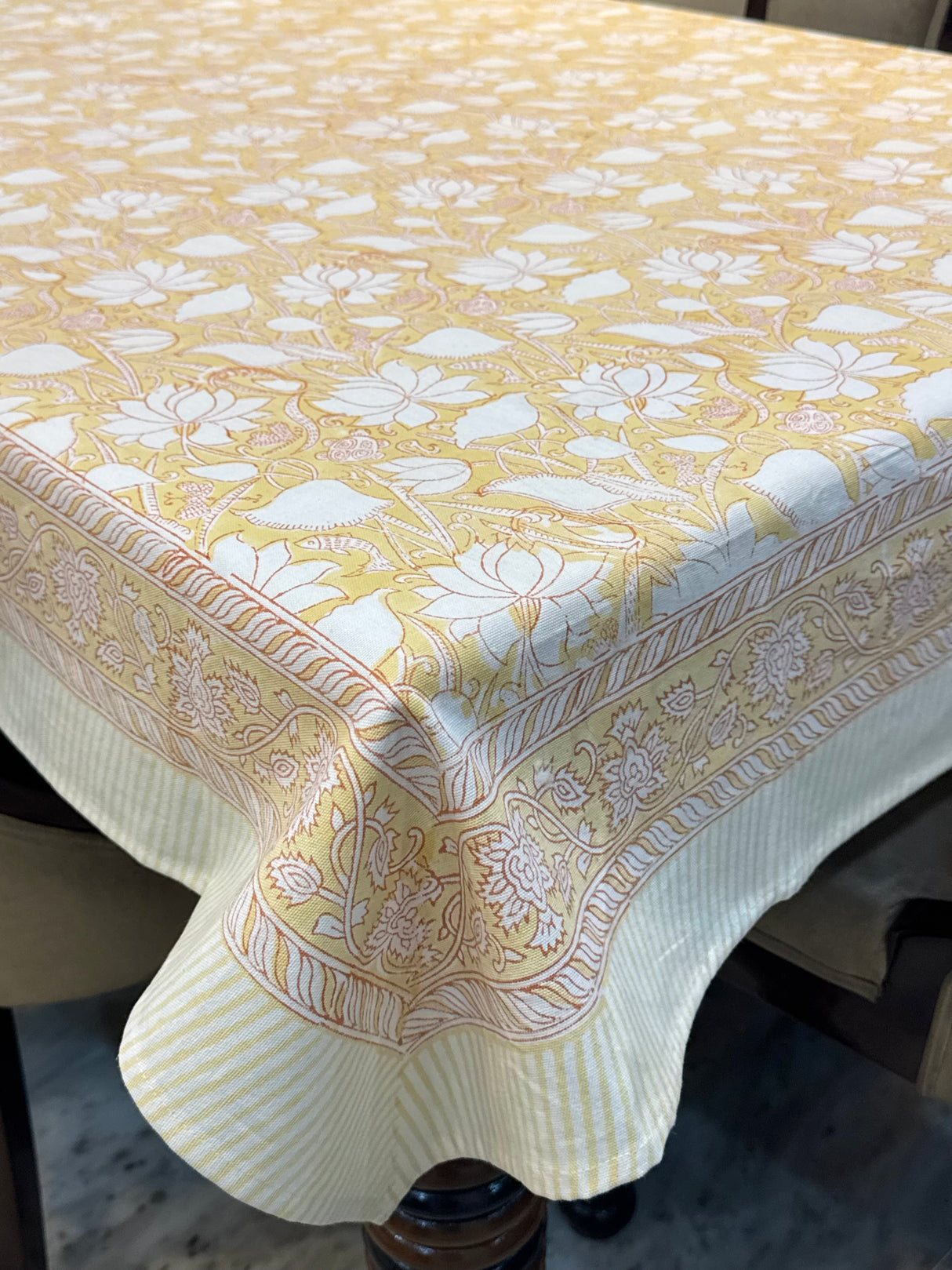 Blockprint Table Cloth 8 Seater (108*60 inches)