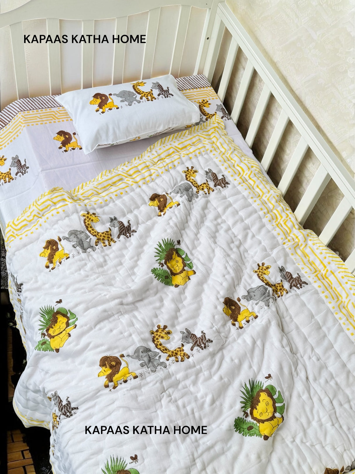 Lion King- Baby Cot Bedding (cot sheet, quilt, pillowcase)
