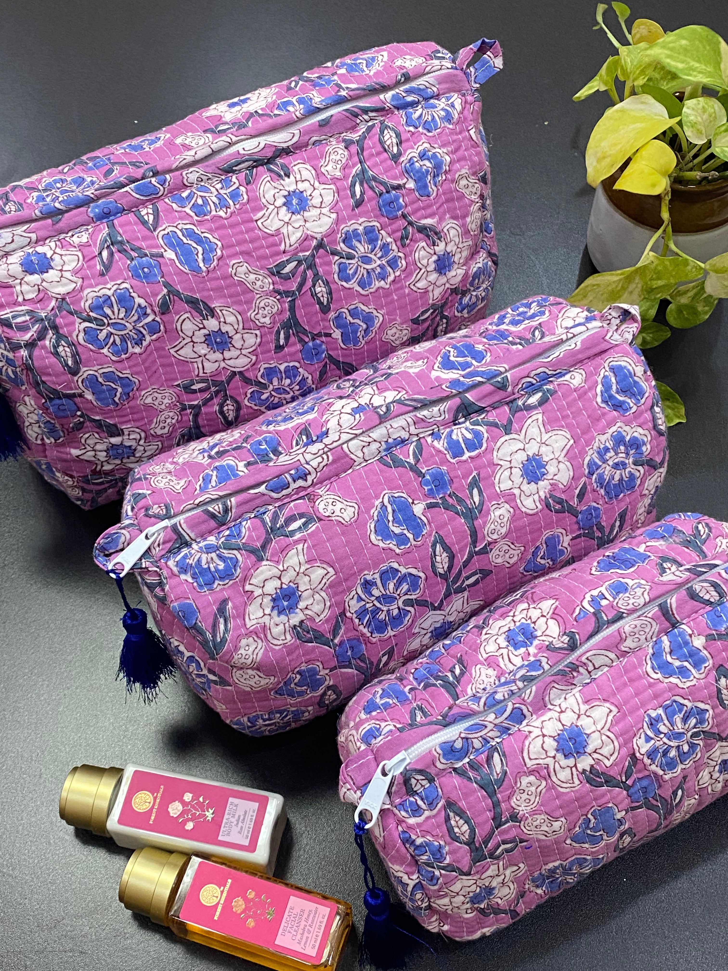 Set of 3 Multipurpose Pouch (large, medium and small)