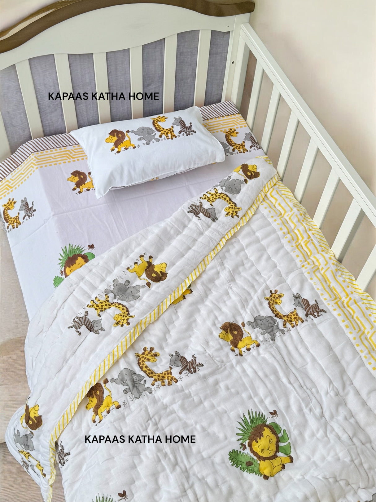 Lion King- Baby Cot Bedding (cot sheet, quilt, pillowcase)