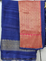 Limited Edition Pure Banarsi Tussar Silk and Georgette Lehenga with Pure Banarsi georgette Bandhani Dupatta