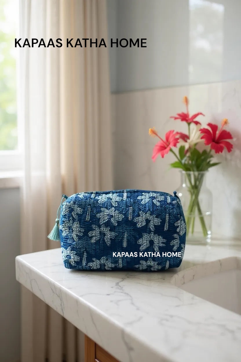 Elegant Blue LARGE Pouch