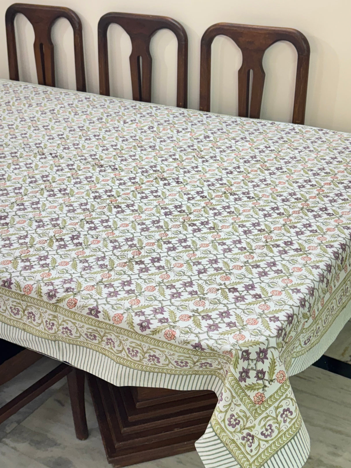 Blockprint Table Cloth 8 Seater (108*60 inches)