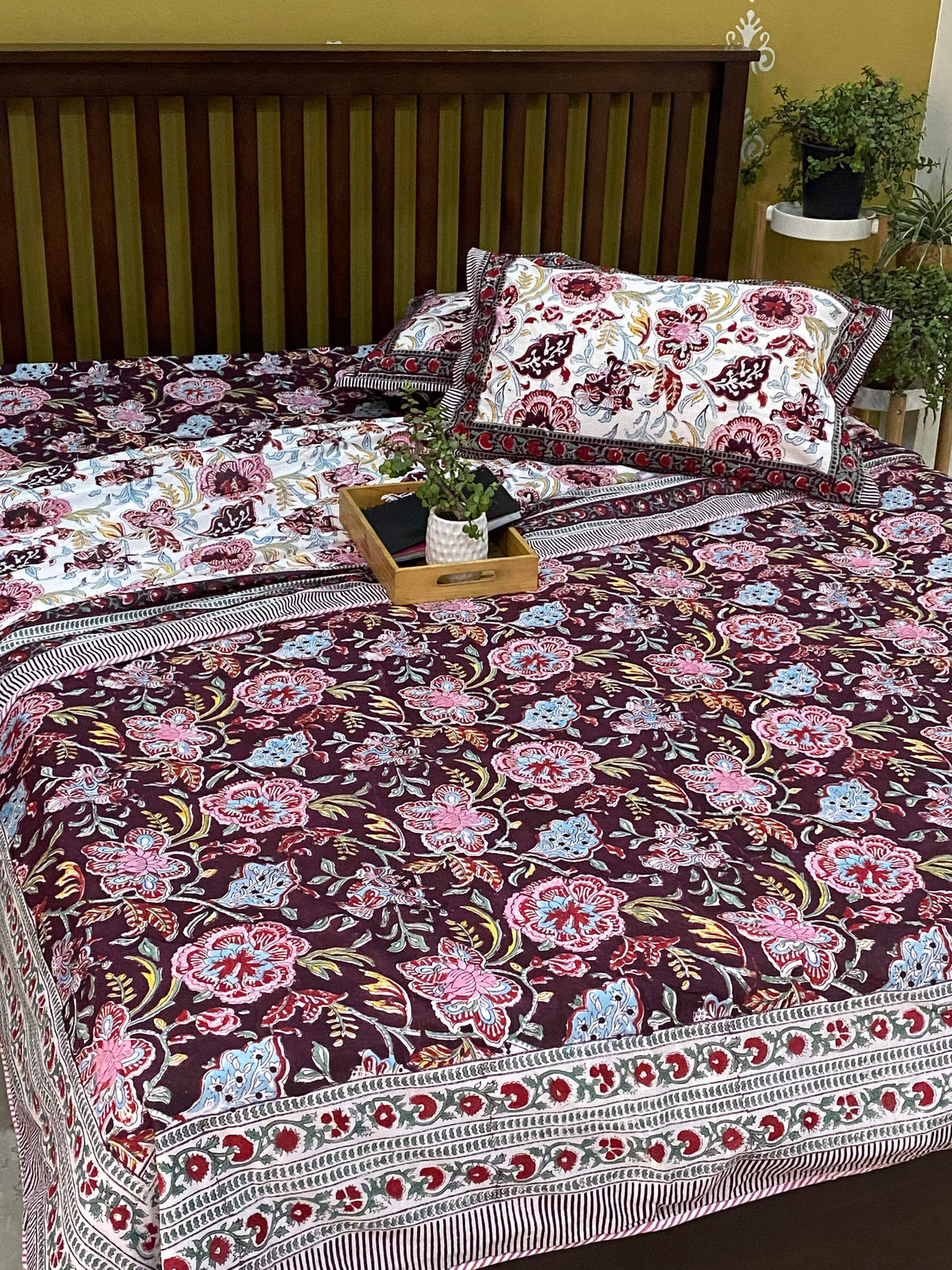 Blockprint Cotton Dohar