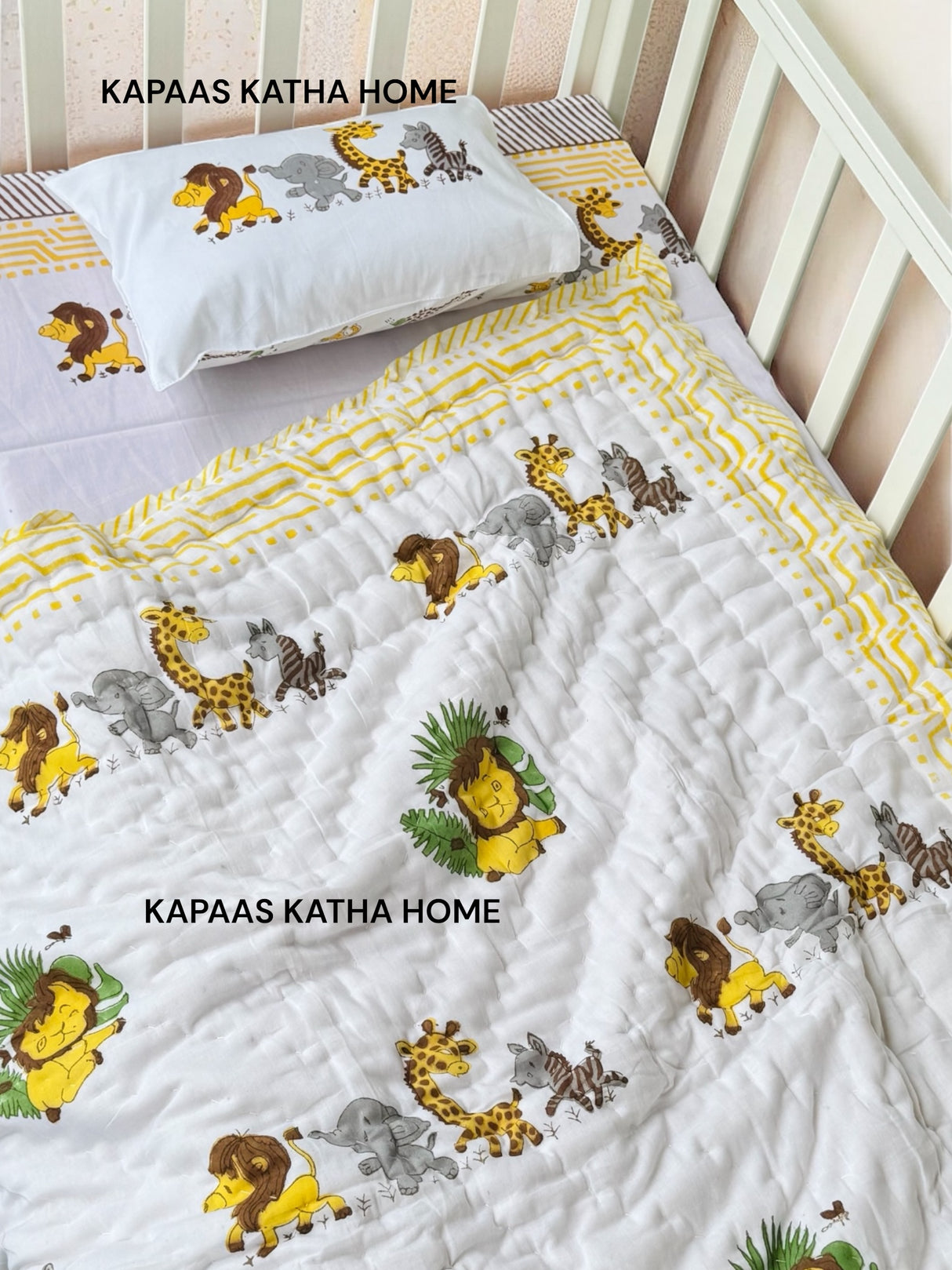 Lion King- Baby Cot Bedding (cot sheet, quilt, pillowcase)