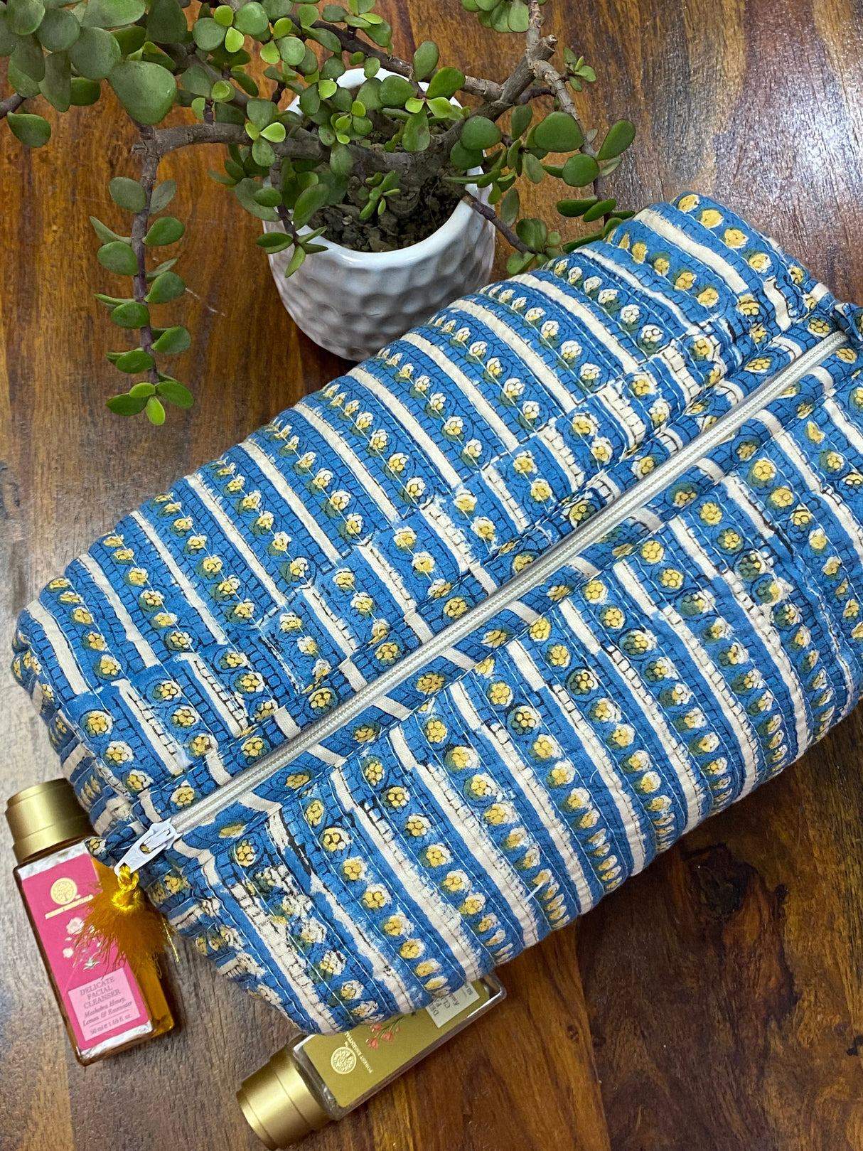 LARGE Multipurpose Quilted Pouch/ Bag