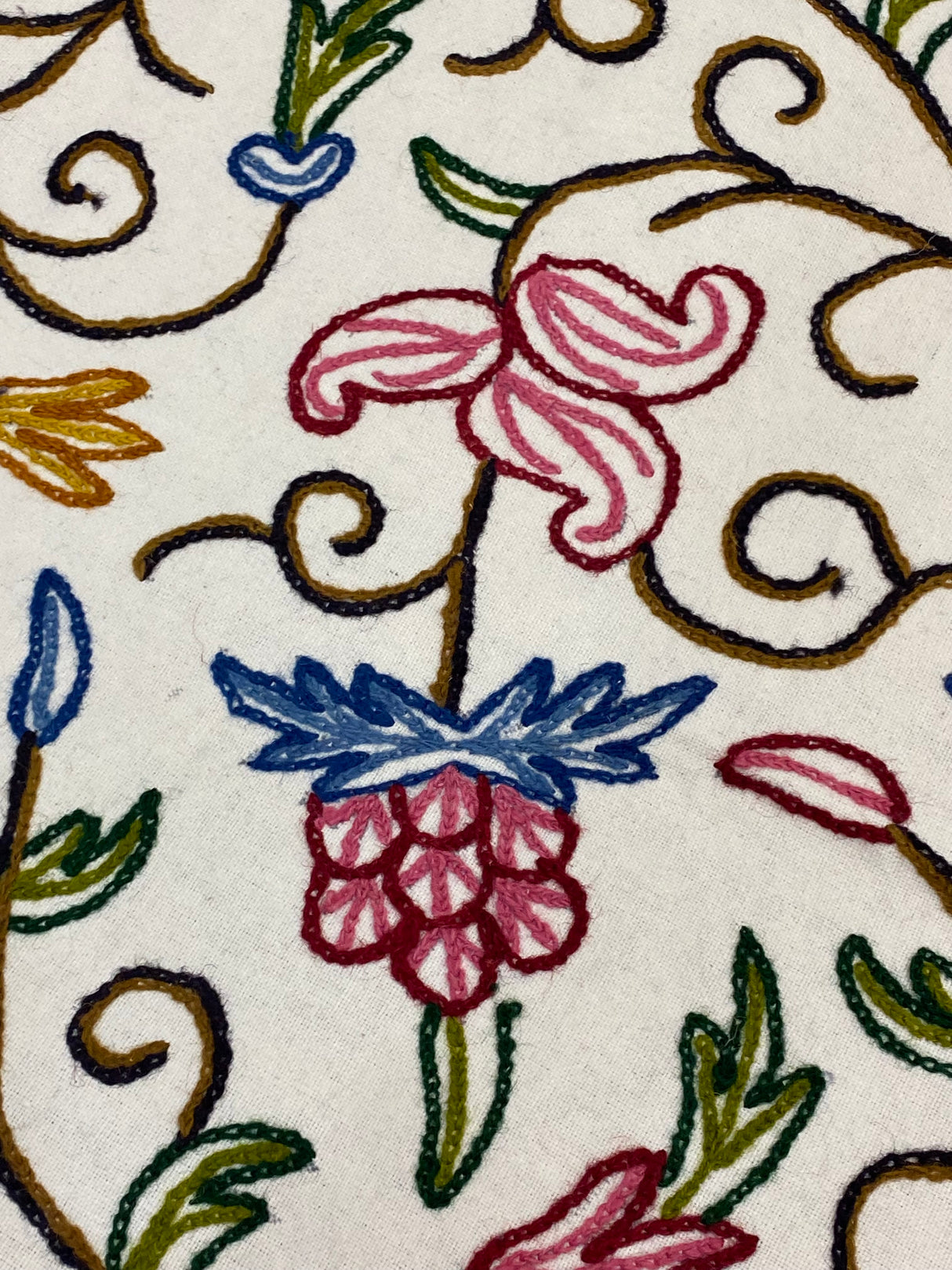 Kashmiri Embroidery Cotton Bedcover