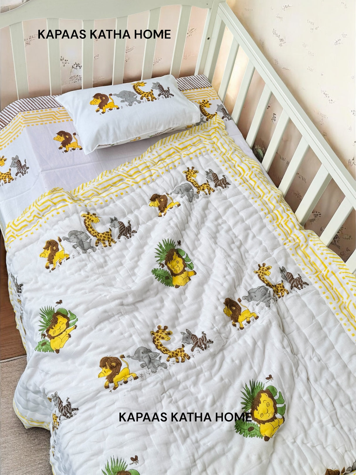Lion King- Baby Cot Bedding (cot sheet, quilt, pillowcase)
