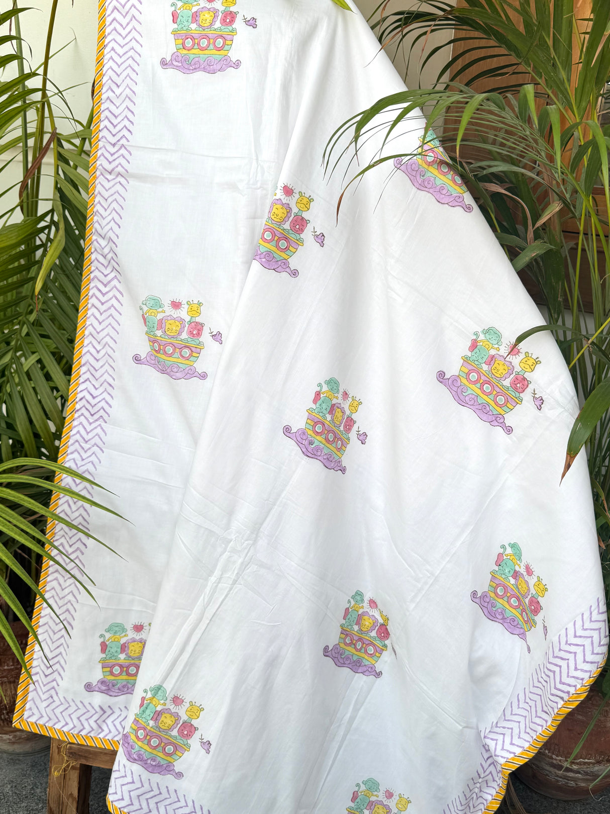 Animals Ride- Layered Kids Blanket