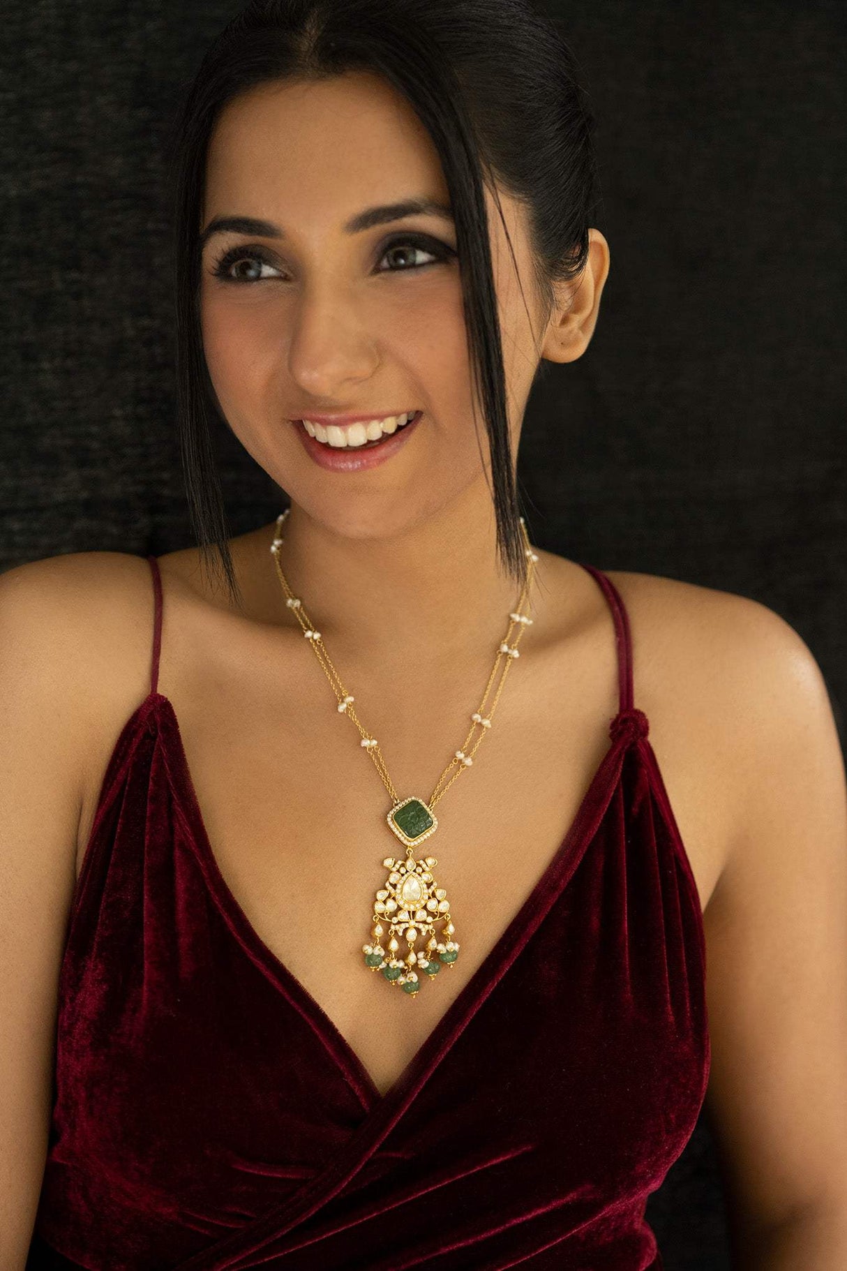 Moissanite Muse - Handcrafted 92.5 Silver Pendant Necklace