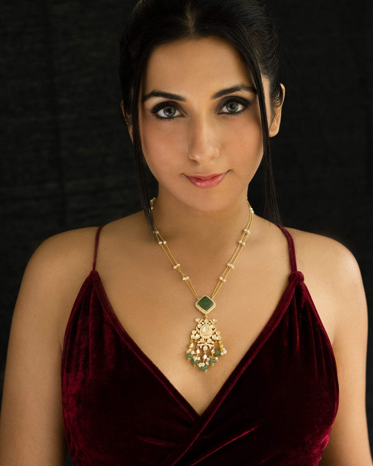 Moissanite Muse - Handcrafted 92.5 Silver Pendant Necklace