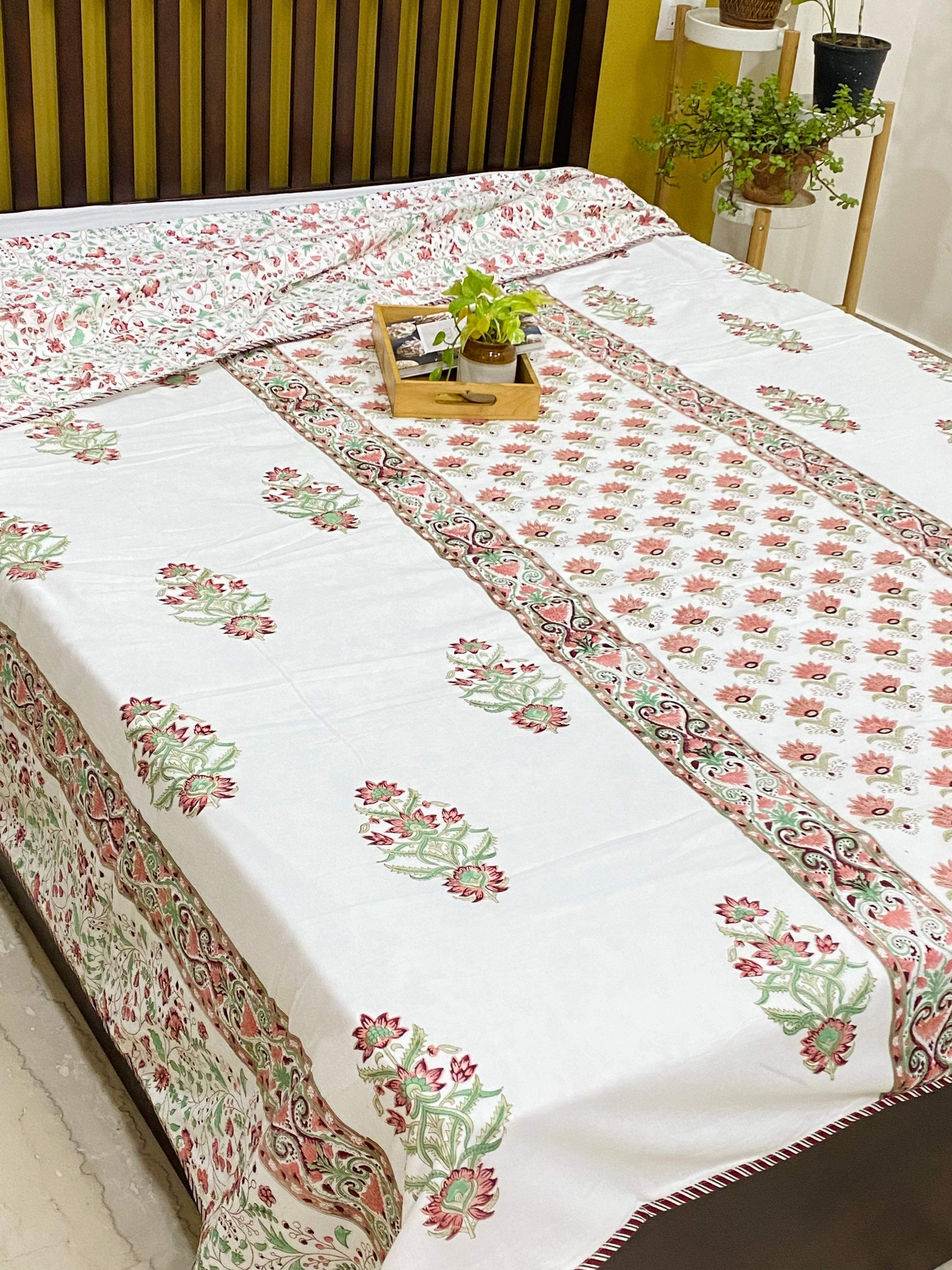 Blockprint Cotton Dohar- Double Size (90*108 inches)