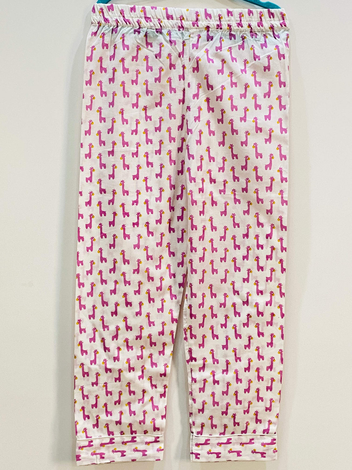 Pink Giraffe Kids Night Suit Set